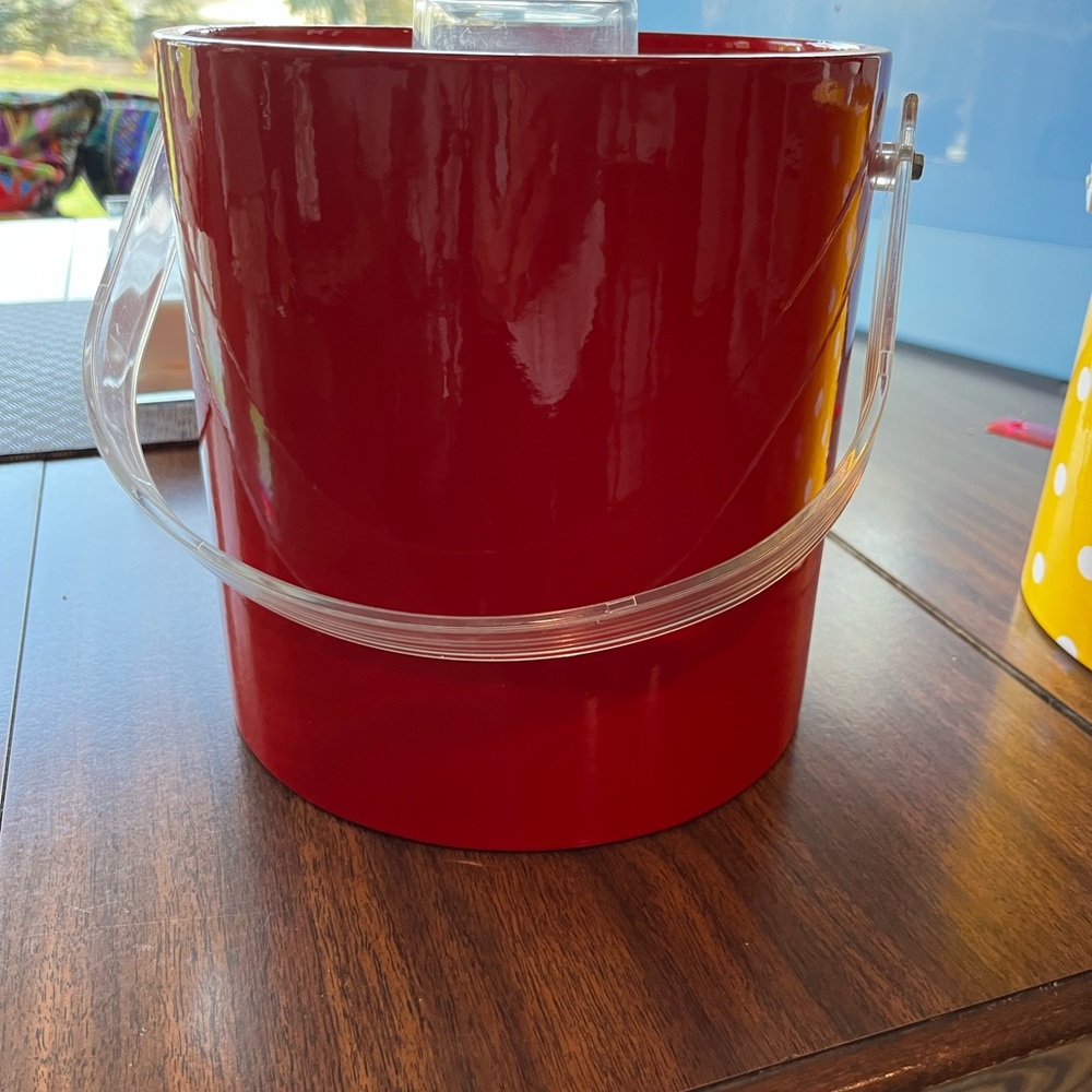 Red Ice Bucket - Picture 3 of 6